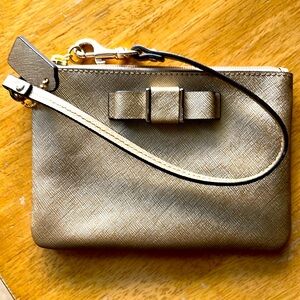 Coach Gold Wristlet